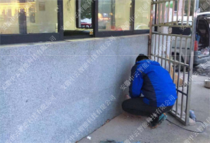 停車場拉纖施工